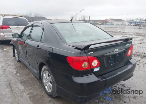 2008 Toyota Corolla S from USA, damaged, VIN 2T1BR32E88C900204